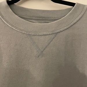 AERIE light blue oversized crew neck sweater